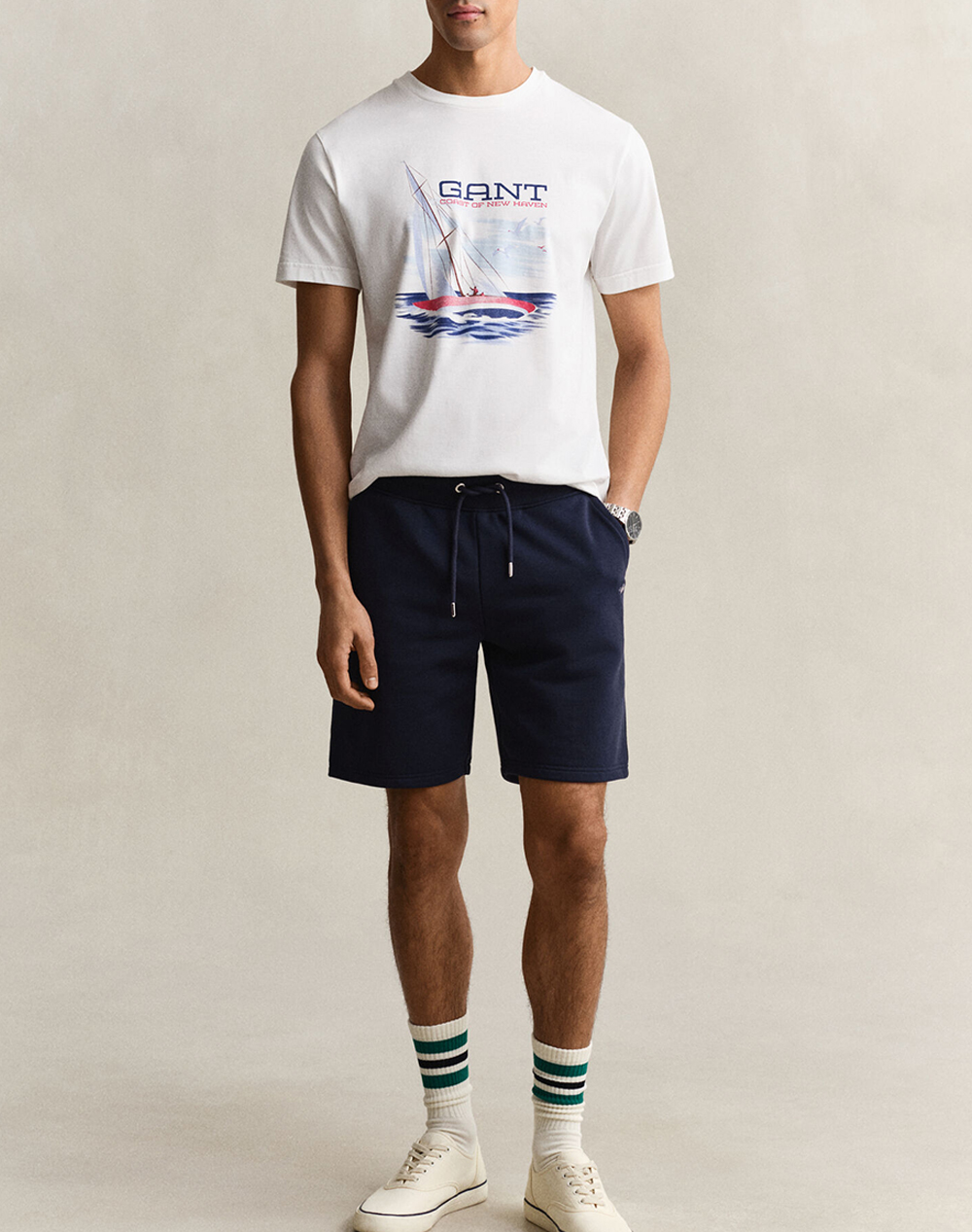 GANT SHORTS REG SHIELD SWEAT SHORTS