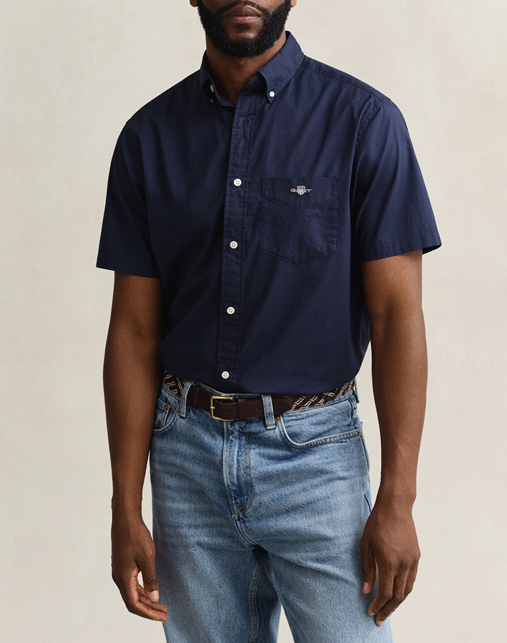 GANT РИЗА KMREG POPLIN SS SHIRT