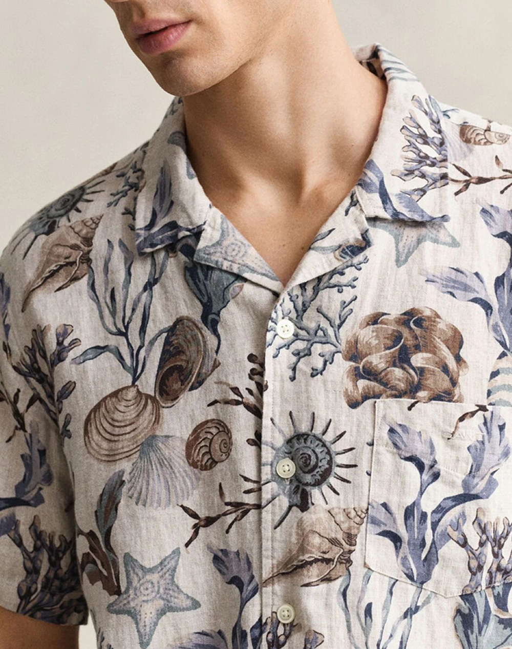 GANT РИЗА ММ REG AOP CAMP COLLAR SHIRT REG AOP CAMP COLLAR SHIRT