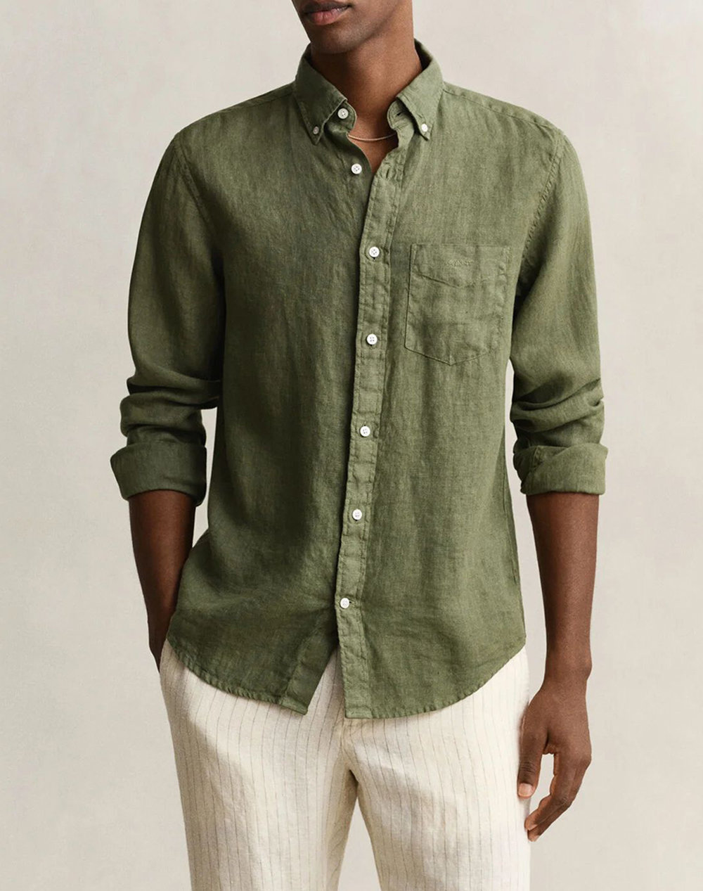 GANT РИЗА ΜΜ REG GMNT DYED LINEN SHIRT