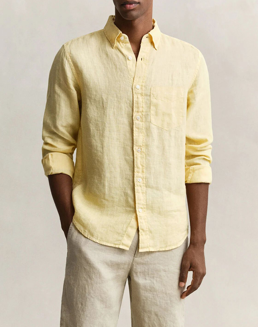 GANT РИЗА ΜΜ REG GMNT DYED LINEN SHIRT