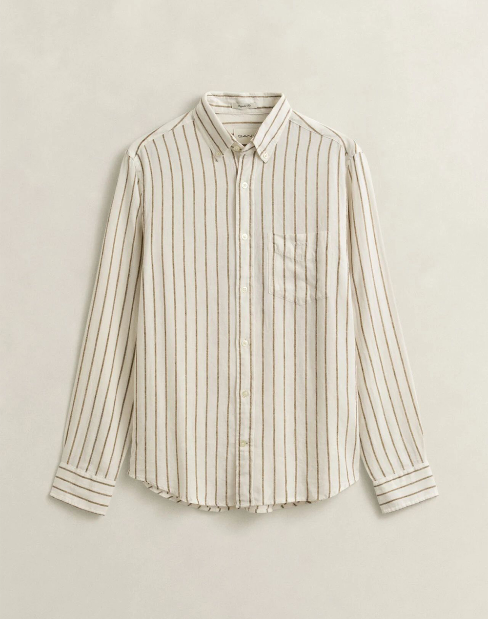 GANT РИЗА ΜΜ REG LINEN VISCOSE STRIPE SHIRT
