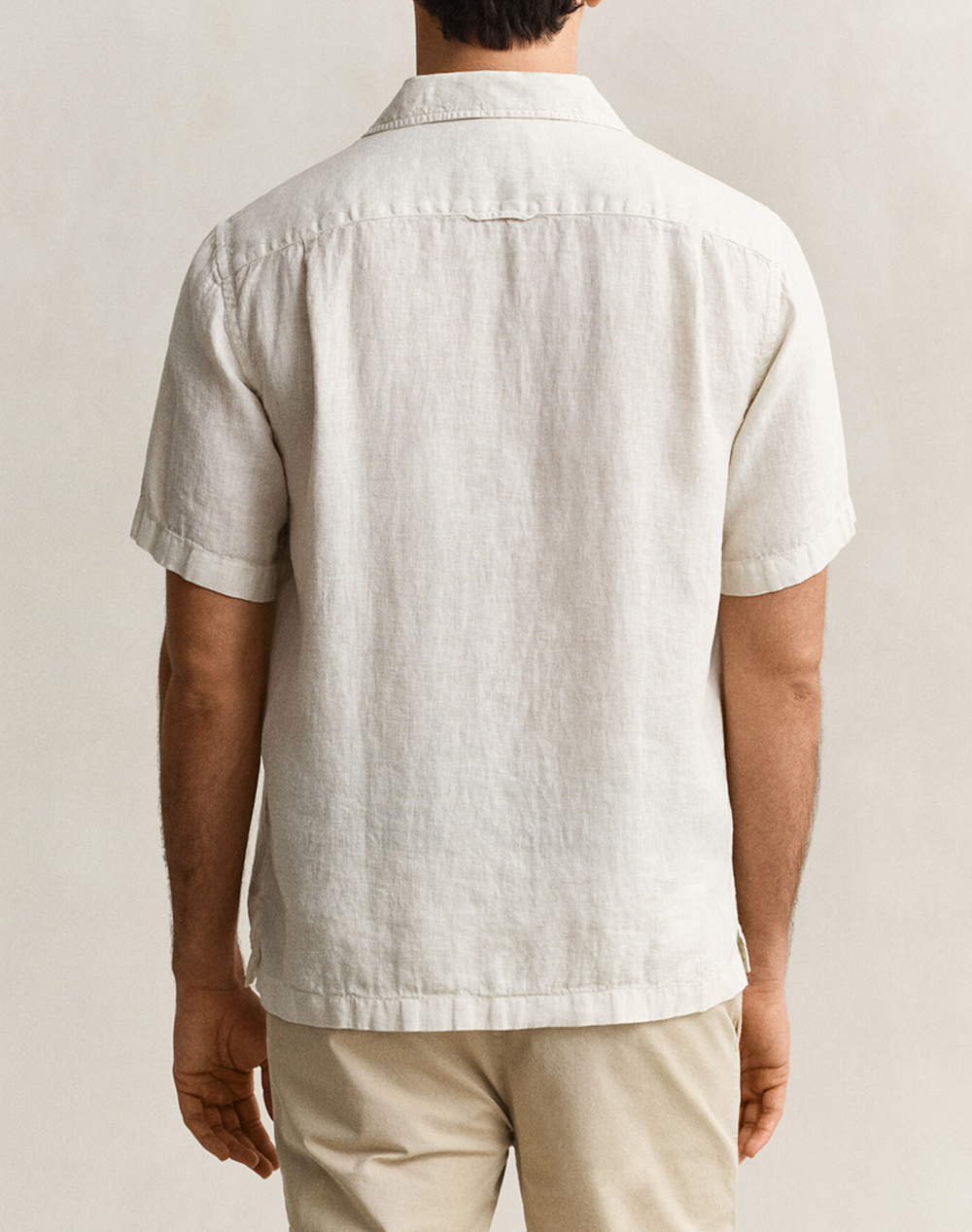 GANT РИЗА KM REG GMNT DYED LINEN SS CAMP SHIRT