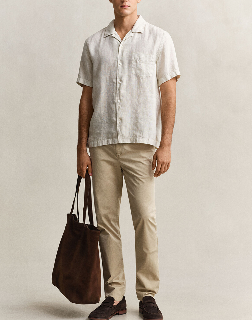 GANT РИЗА KM REG GMNT DYED LINEN SS CAMP SHIRT
