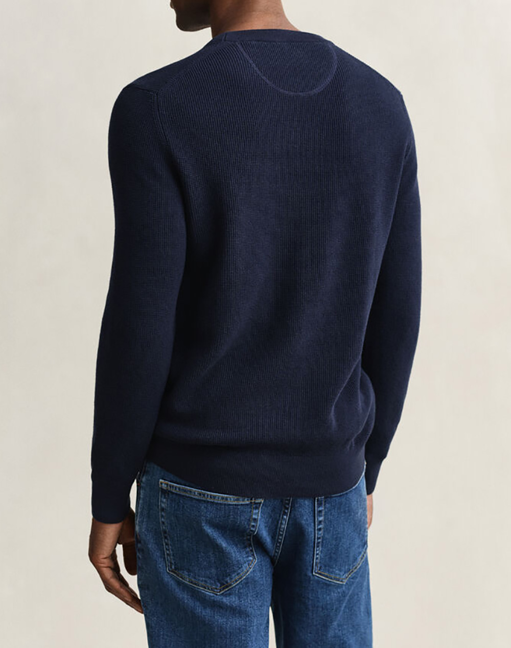 GANT ПУЛОВЕР ΜΜ MICRO TEXTURED COTTON C-NECK