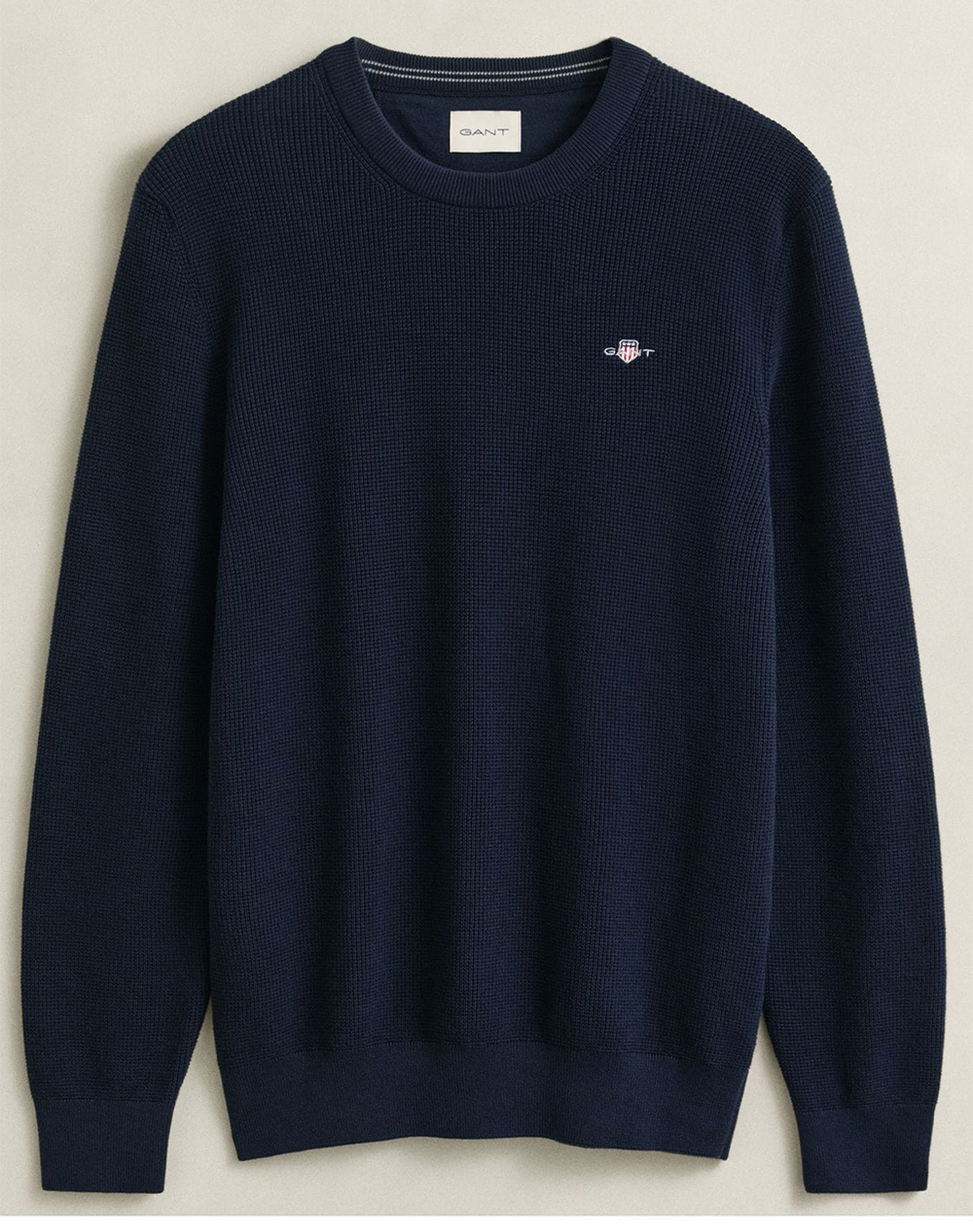 GANT ПУЛОВЕР ΜΜ MICRO TEXTURED COTTON C-NECK