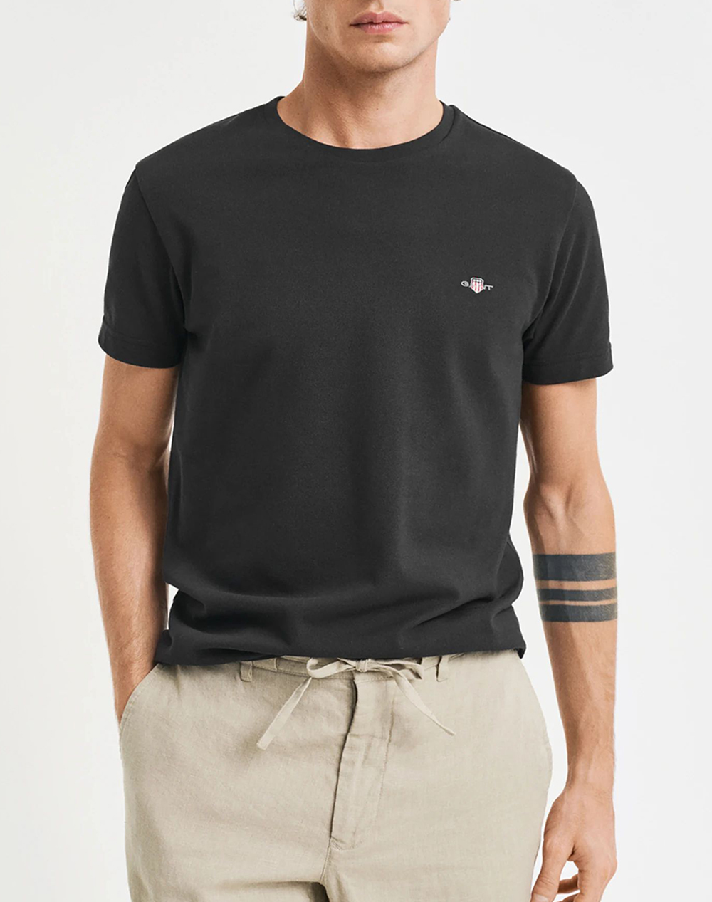 GANT БЛУЗА KMSLIM PIQUE SS T-SHIRT