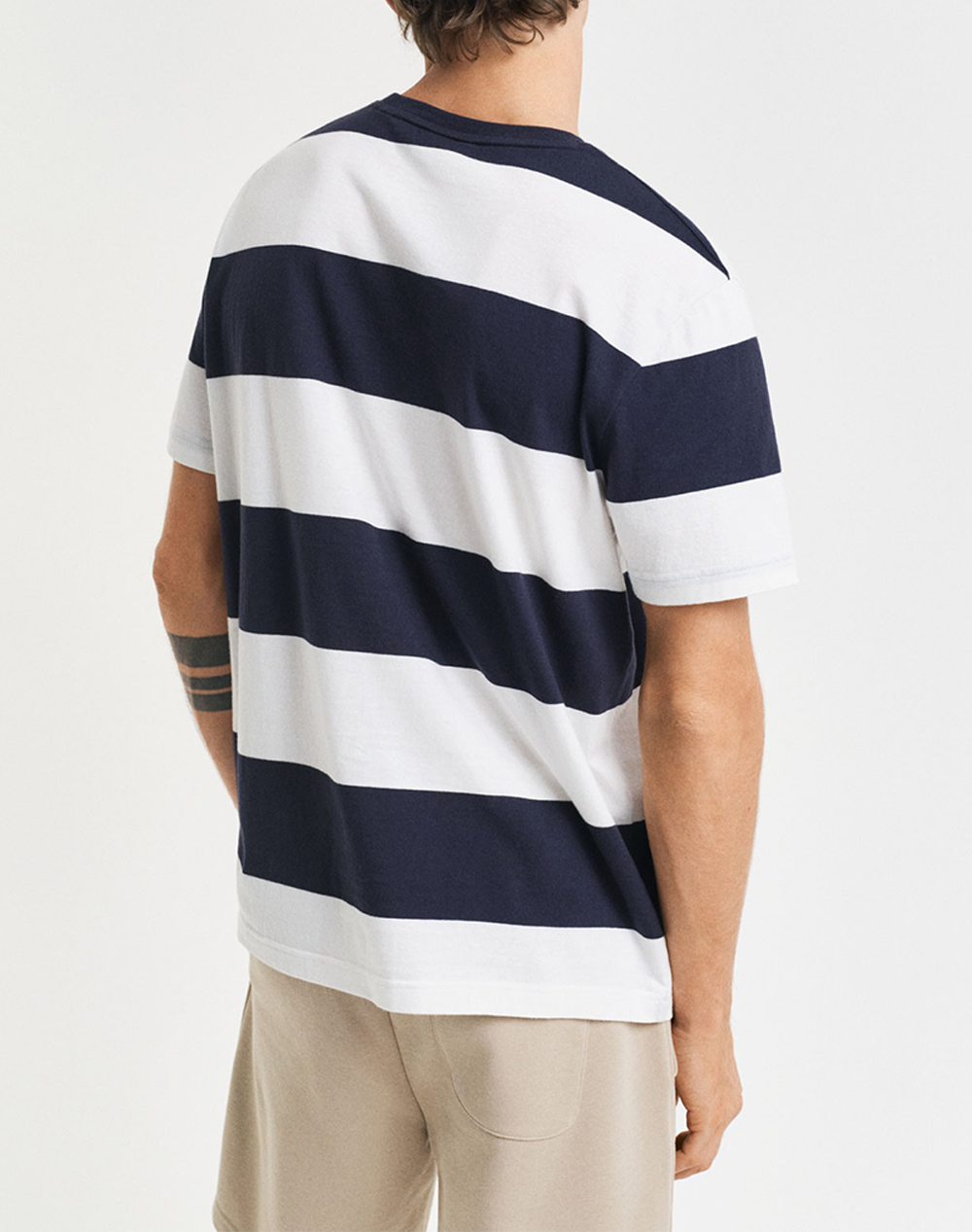 GANT БЛУЗА KMBAR STRIPE SS T-SHIRT