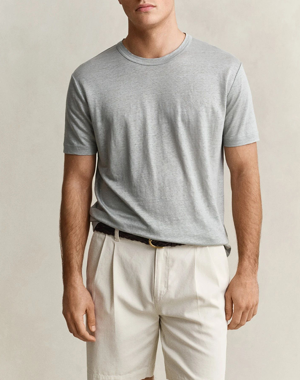 GANT БЛУЗА KMLINEN SS T-SHIRT
