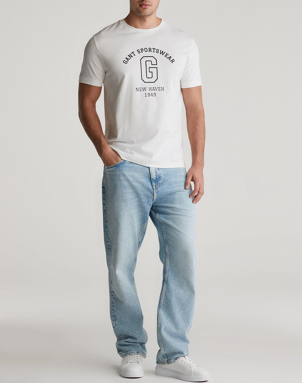 GANT БЛУЗА KMGRAPHIC SS T-SHIRT