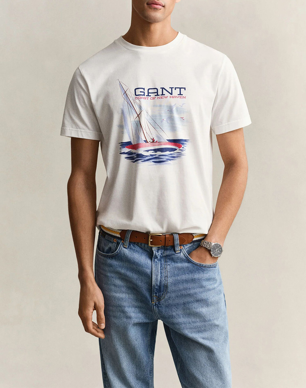 GANT БЛУЗА ΚΜ GRAPHIC SS TSHIRT