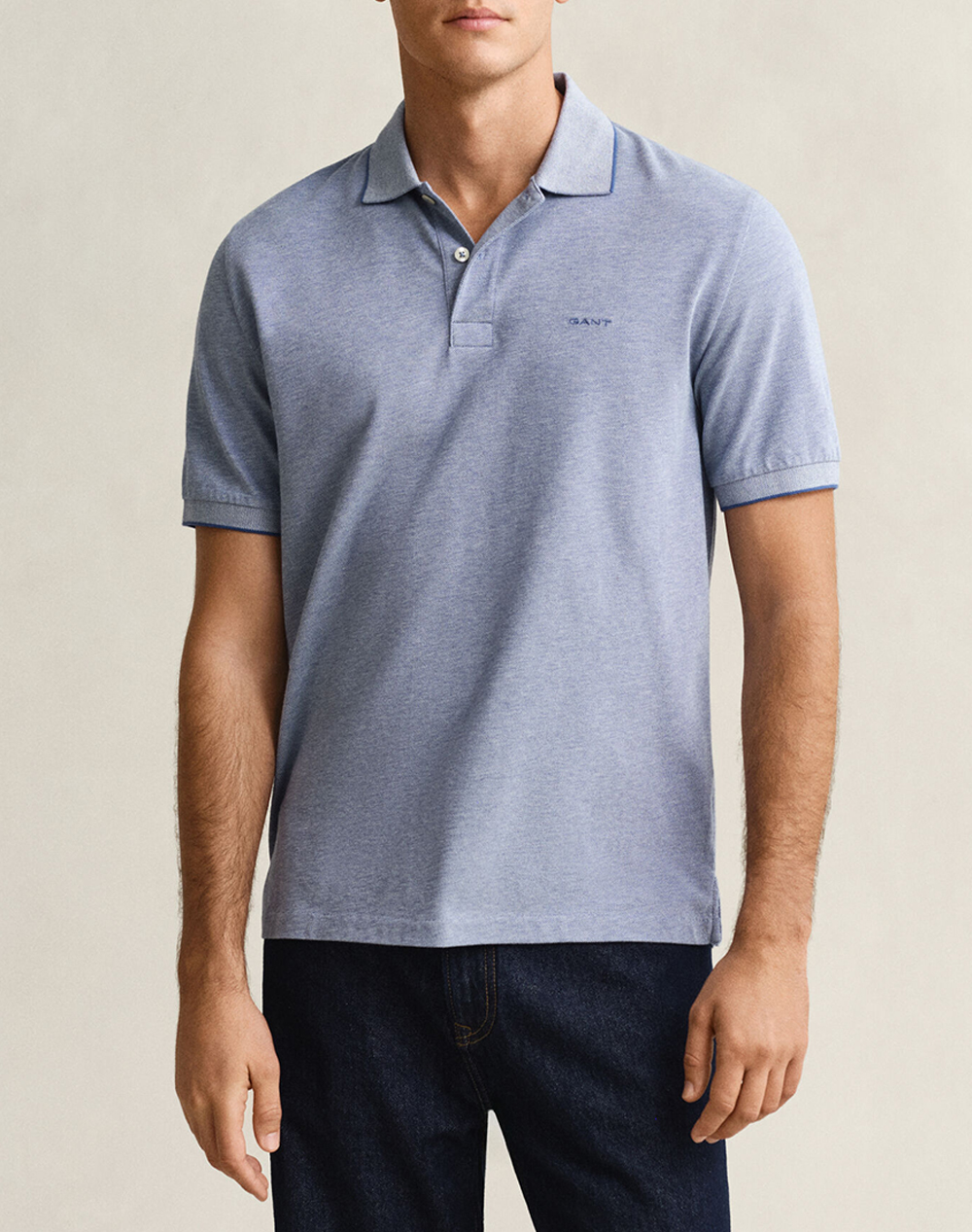 GANT БЛУЗА KM2 TONE SS POLO