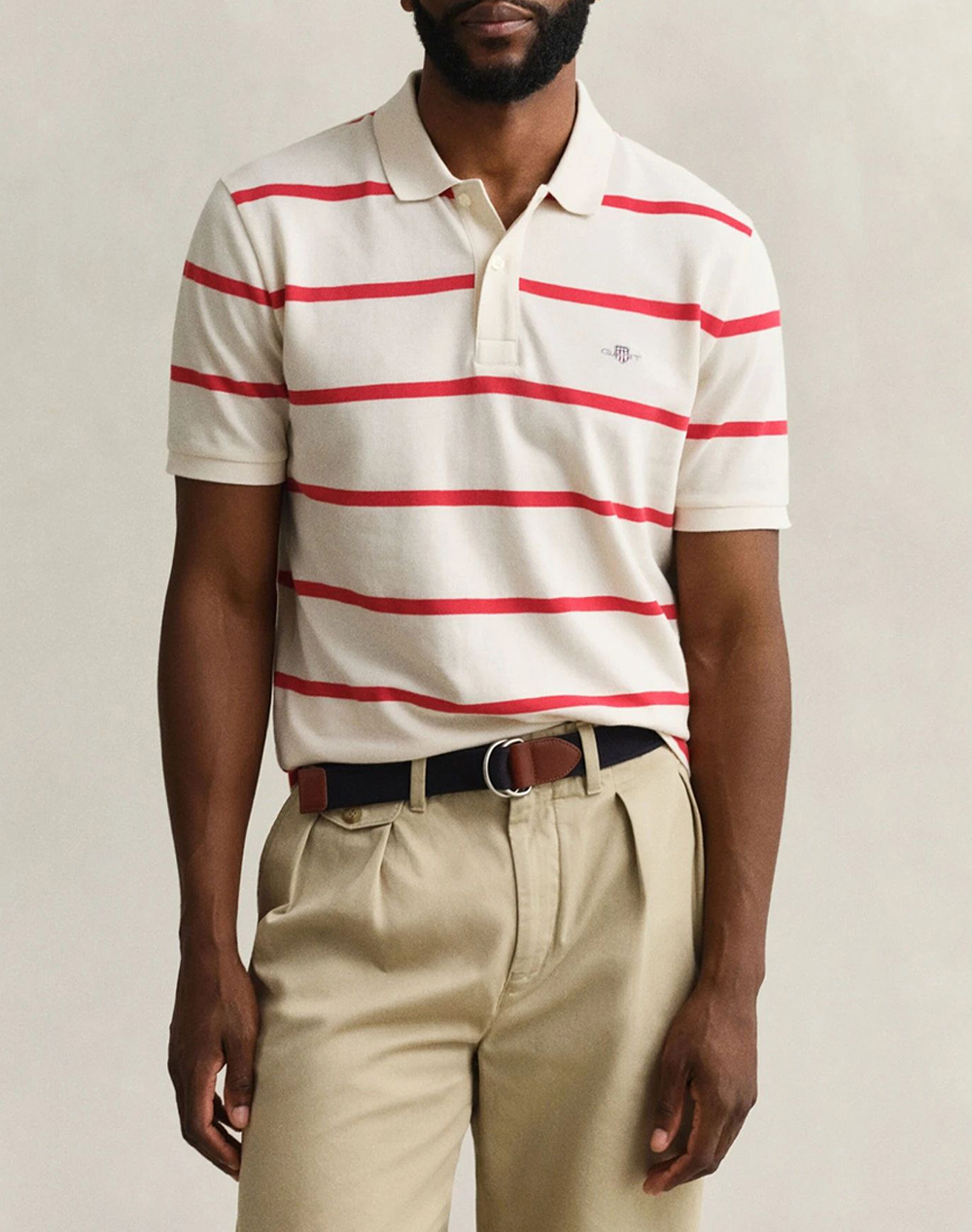 GANT БЛУЗА KMSTRIPED SS POLO