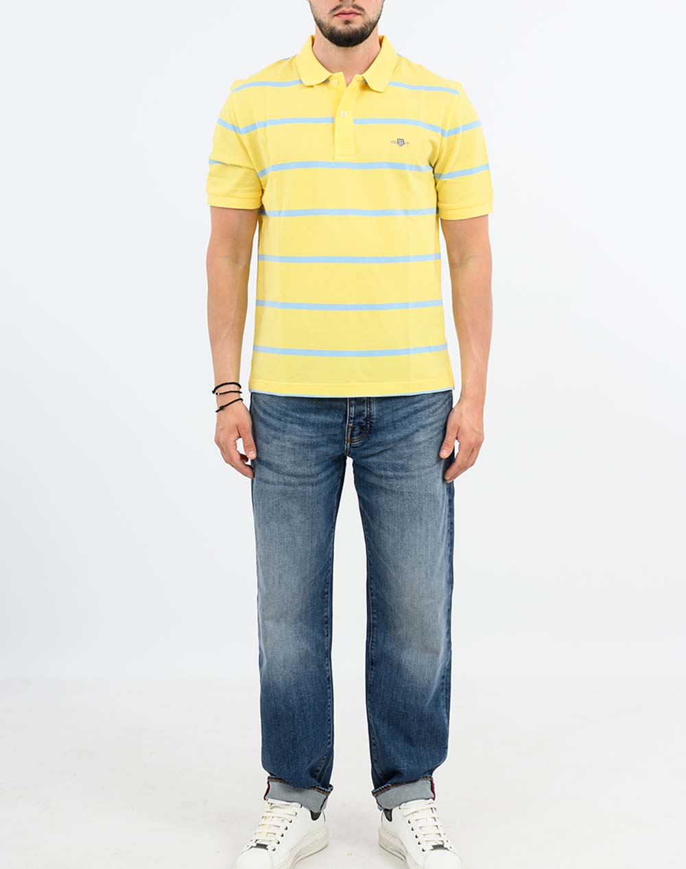 GANT БЛУЗА KMSTRIPED SS POLO