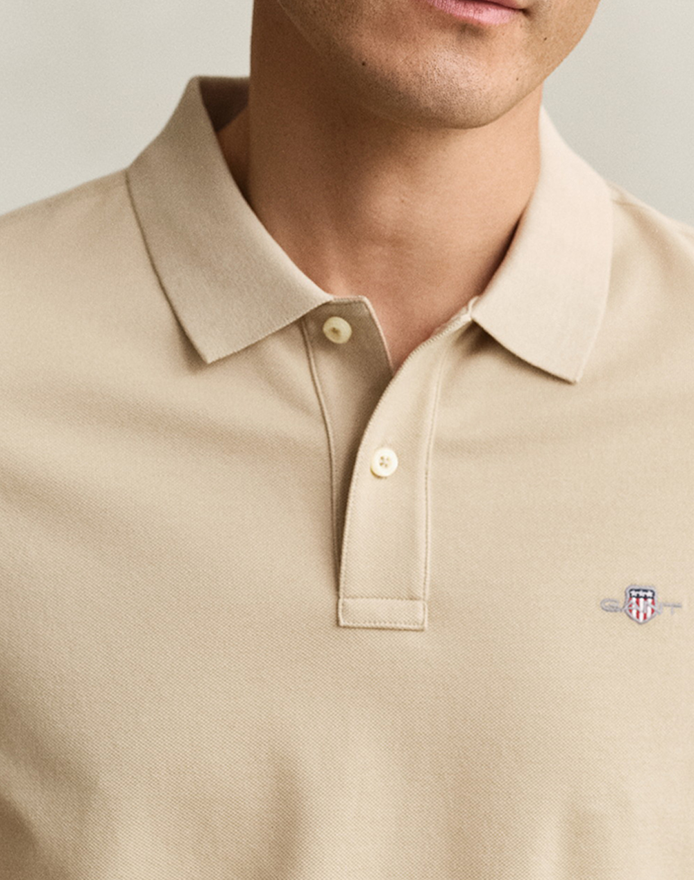 GANT БЛУЗА KMREG SHIELD SS PIQUE POLO