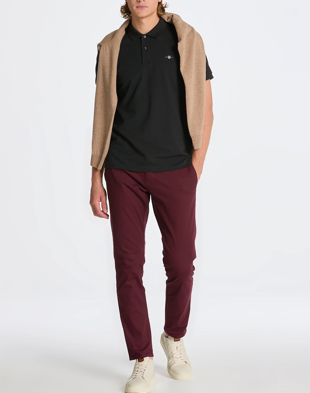 GANT БЛУЗА KMREG SHIELD SS PIQUE POLO