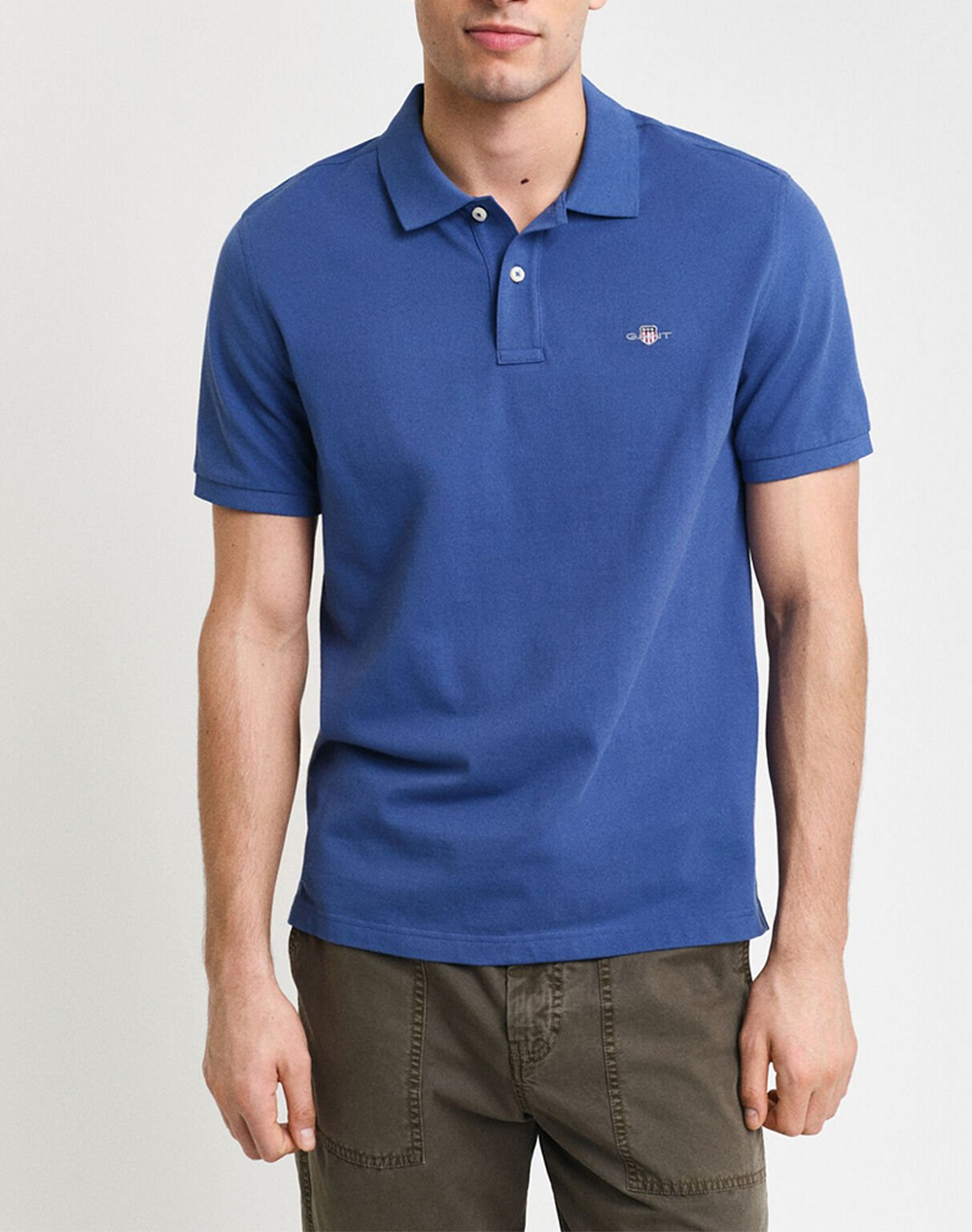GANT БЛУЗА KMREG SHIELD SS PIQUE POLO