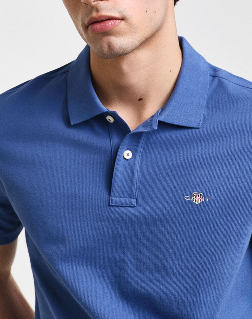 GANT БЛУЗА KMREG SHIELD SS PIQUE POLO