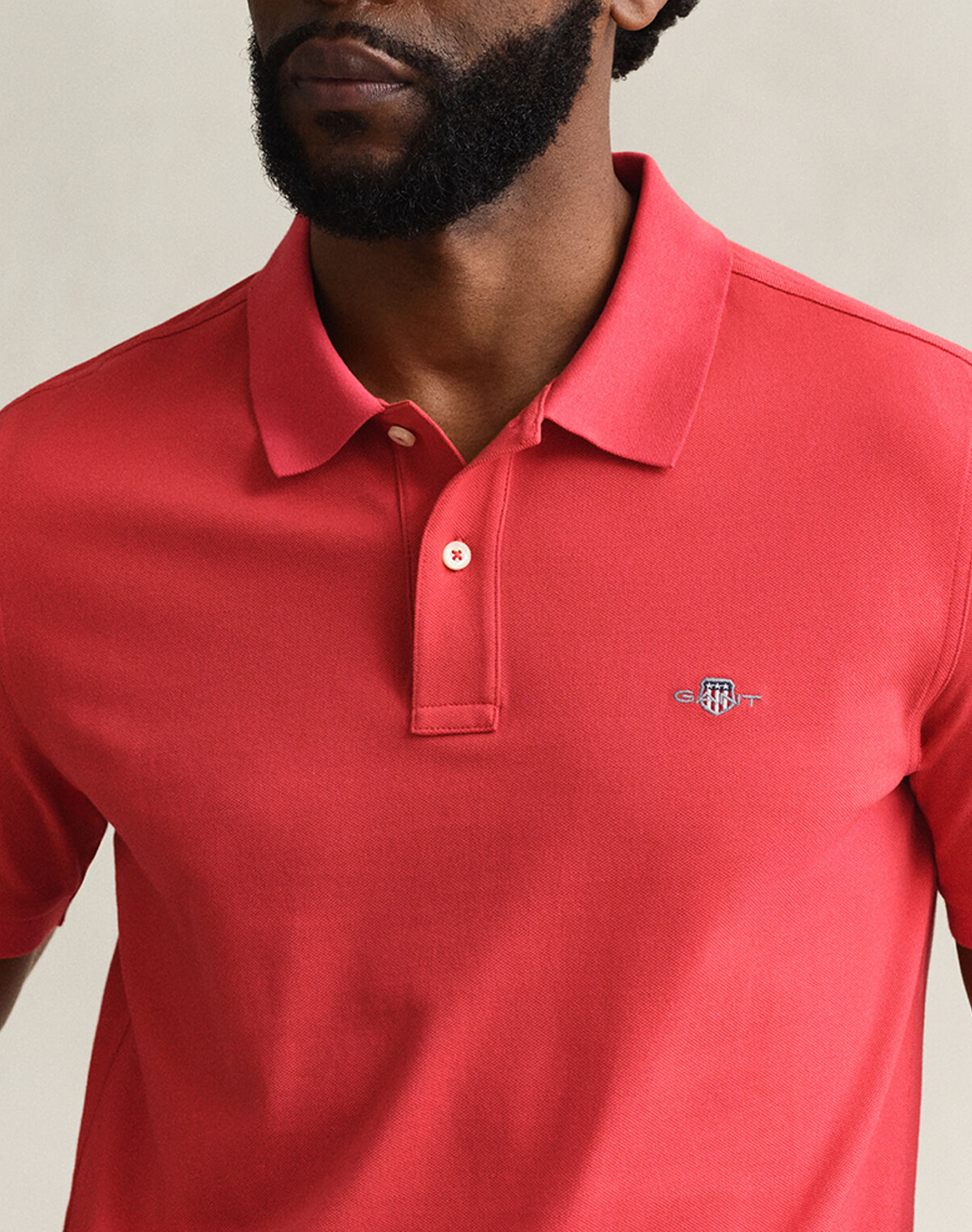 GANT БЛУЗА KMREG SHIELD SS PIQUE POLO