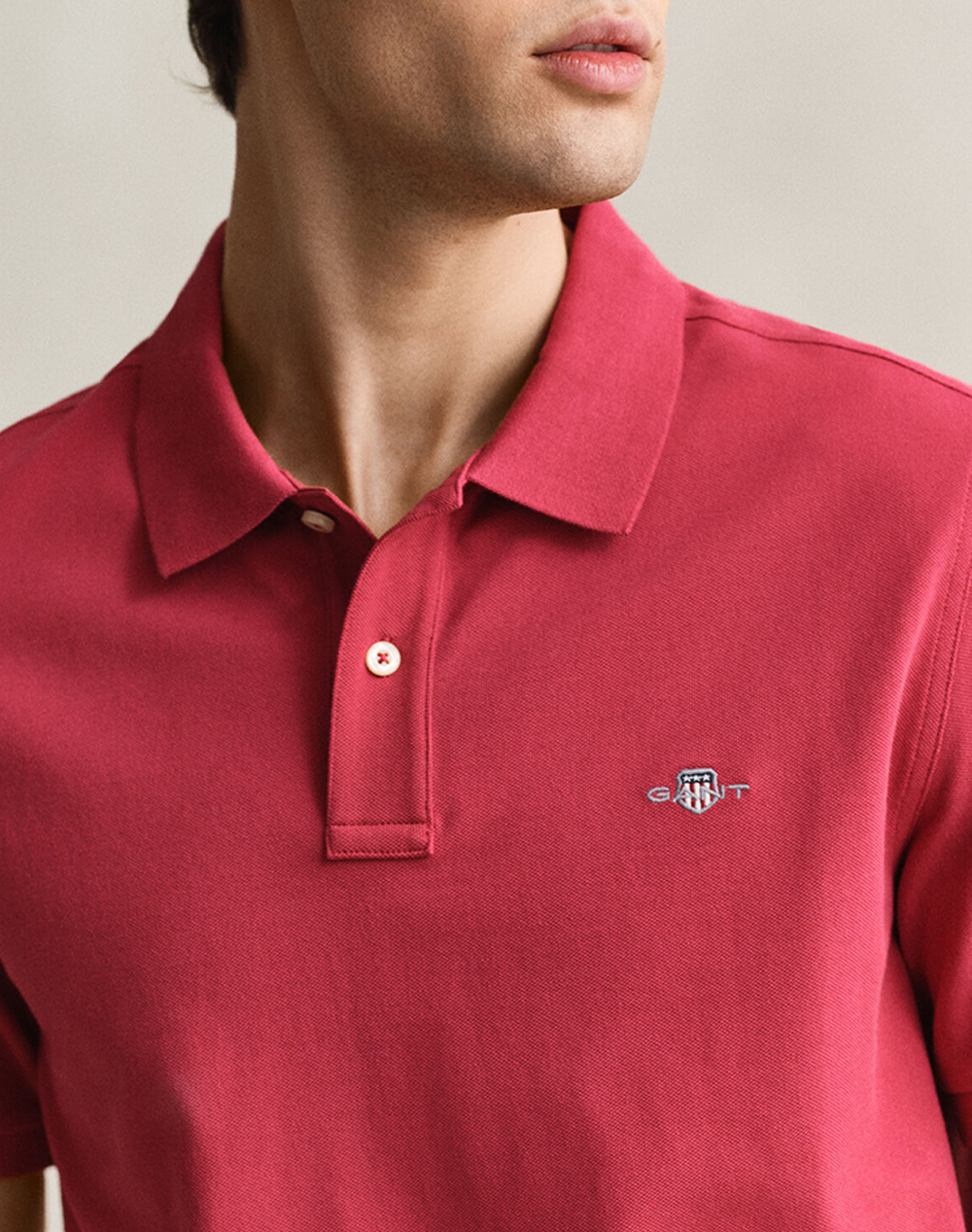 GANT БЛУЗА KMREG SHIELD SS PIQUE POLO