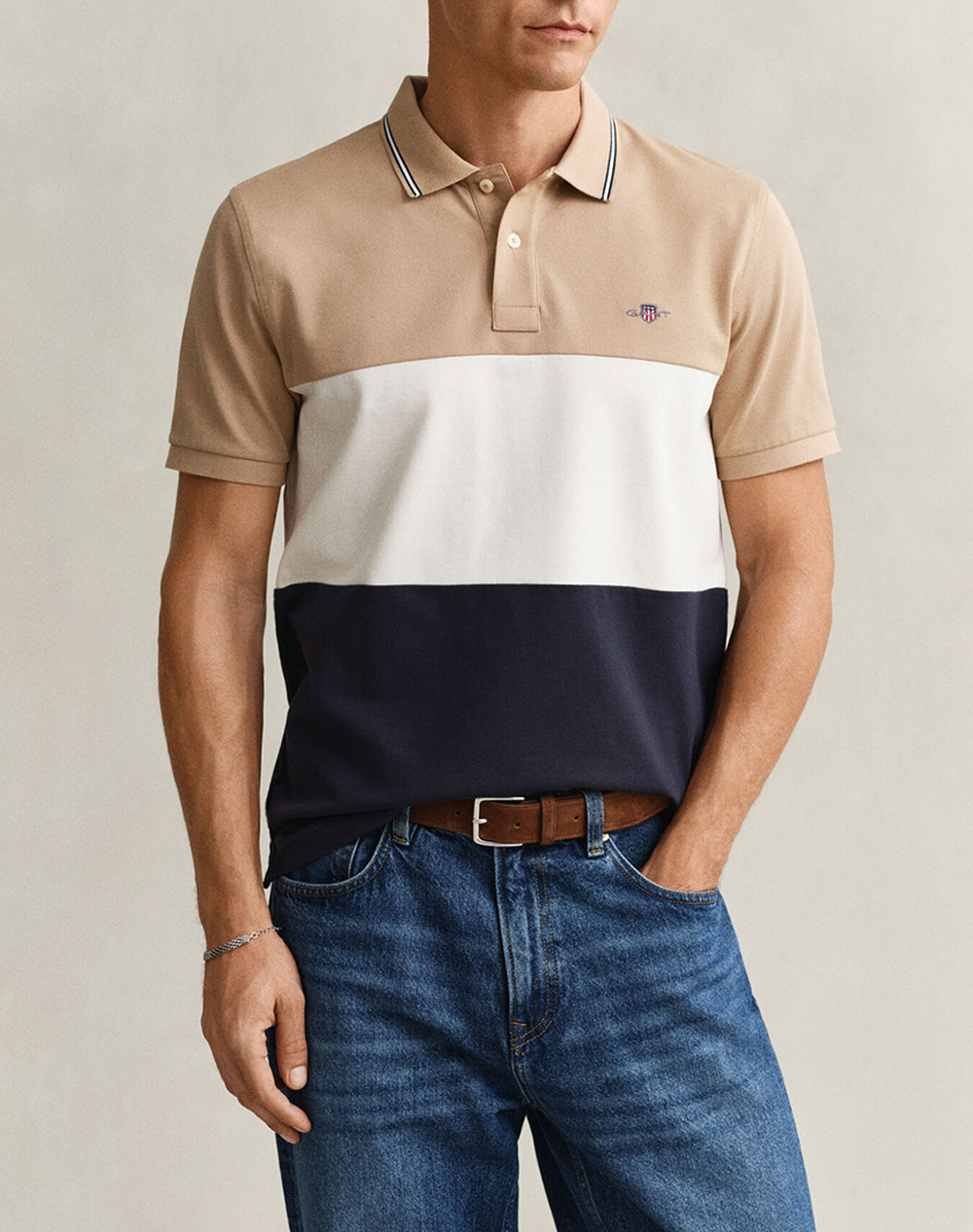 GANT БЛУЗА KMCUT AND SEWN SS POLO