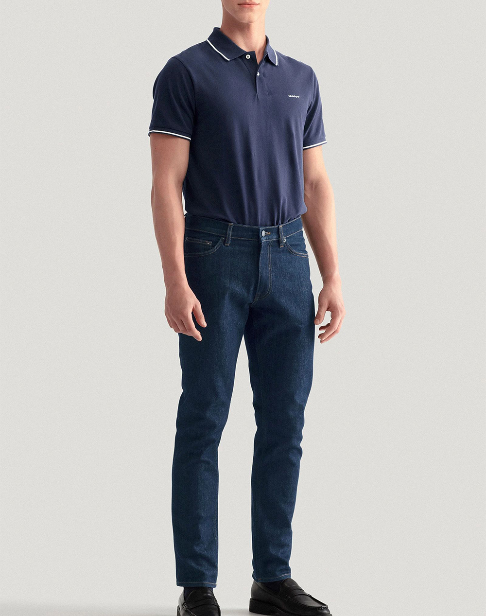 GANT БЛУЗА KMTIPPING SS PIQUE POLO