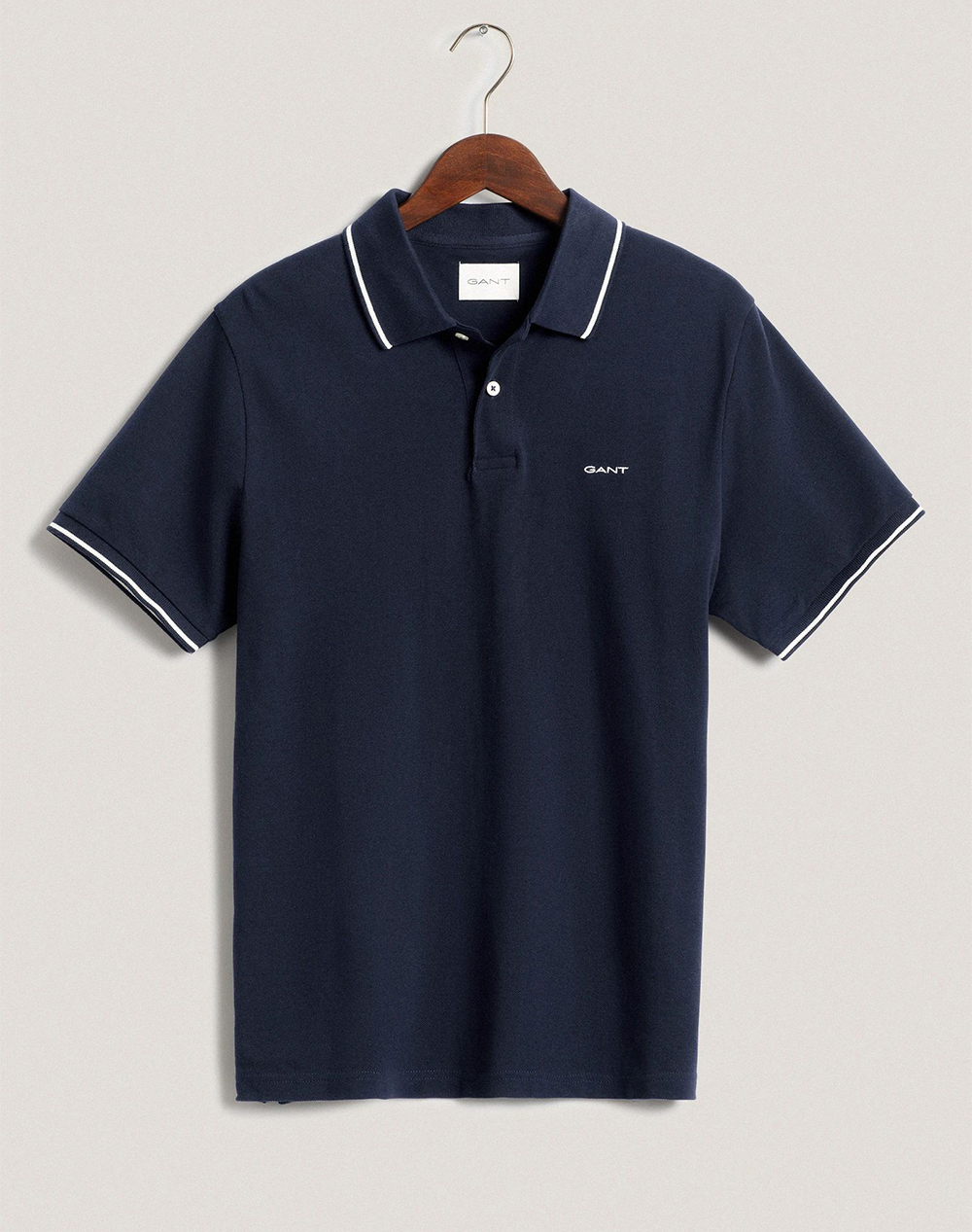 GANT БЛУЗА KMTIPPING SS PIQUE POLO