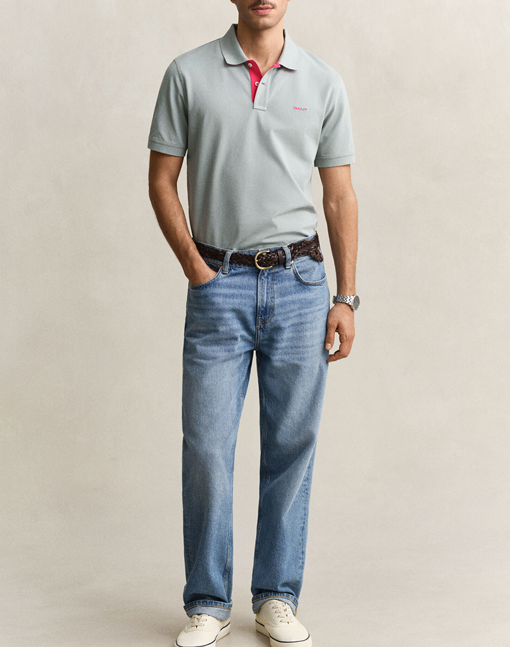 GANT BLOUSE ΚΜ REG CONTRAST PIQUE SS POLO