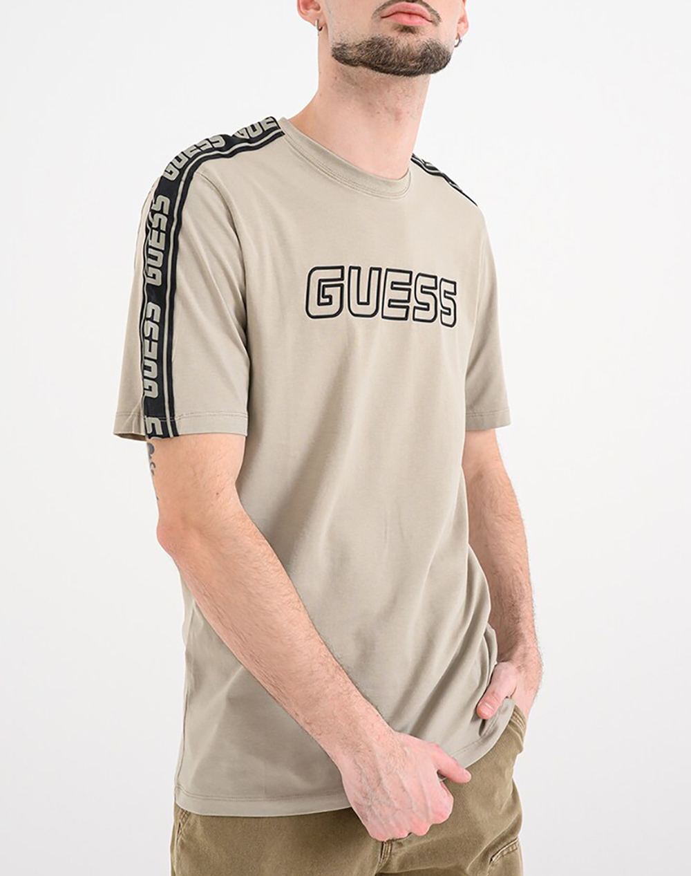 GUESS ARLO CN T-SHIRT MENS BLOUSE