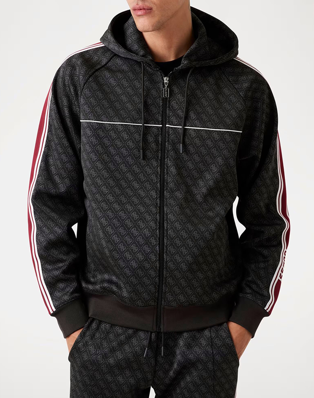 GUESS PARIMO 4G FULL ZIP SWEATSHIRT МЪЖКИ СУИТШЪРТ