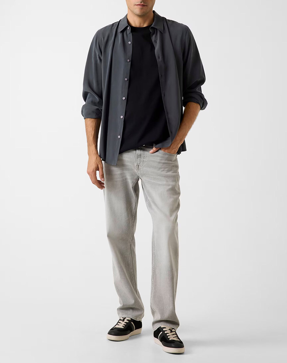 GUESS SS CN DIAMANTE LOGO TEE MENS BLOUSE