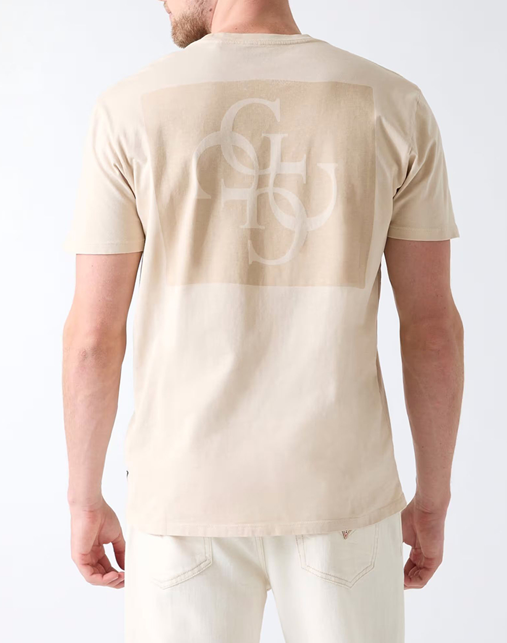 GUESS SS BSC QUATTRO G MIST TEE МЪЖКА БЛУЗА