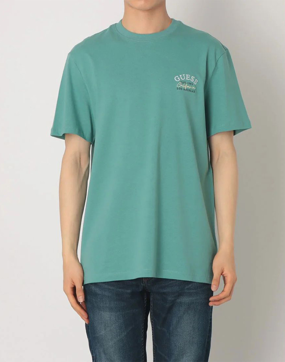 GUESS CN SS LEMON CIRCLE TEE BLOUSE MENS