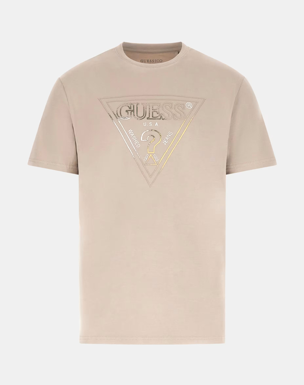 GUESS CN SS TRIANGLE HD MULTICOLOR TMENS BLOUSE