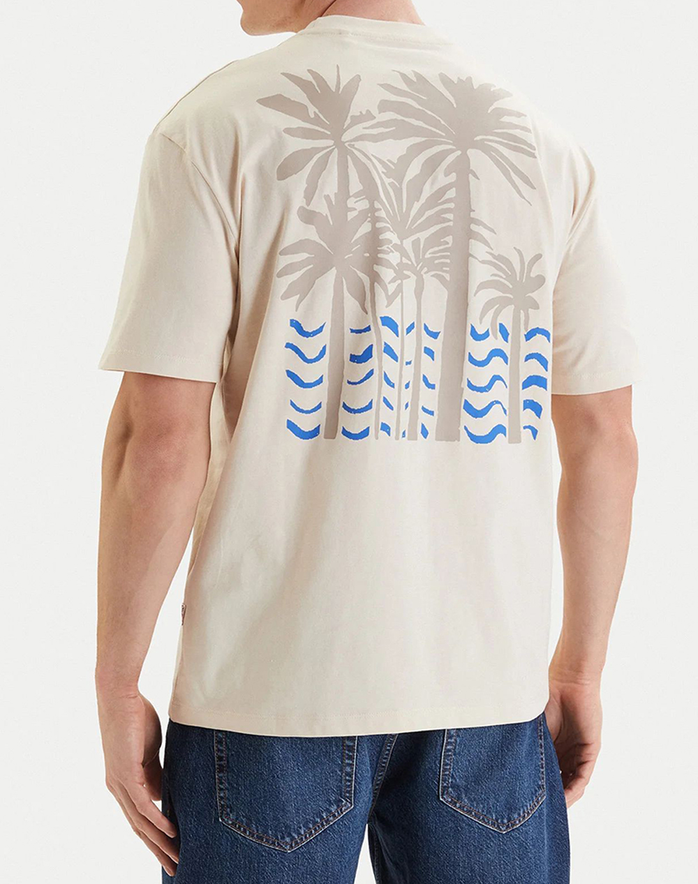 GUESS CN SS FOLIAGE PRINT T-SHIRT МЪЖКА БЛУЗА