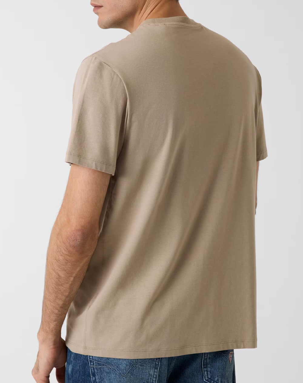 GUESS CN SS SMALL PATCH COTTON MODALMENS BLOUSE