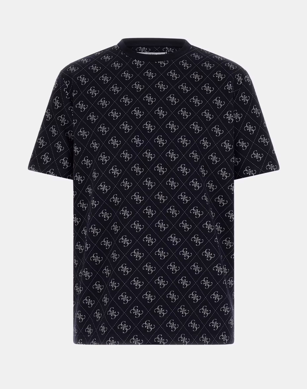 GUESS CN SS JACQUARD 4G KNIT TOP MENS T-SHIRT