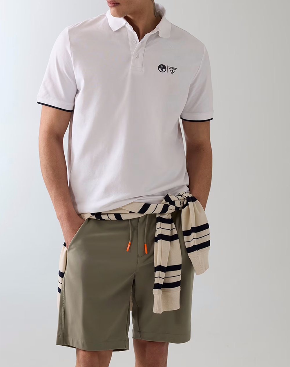 GUESS GUESSXNS - SS MINI LOGO POLO МЪЖКА БЛУЗА