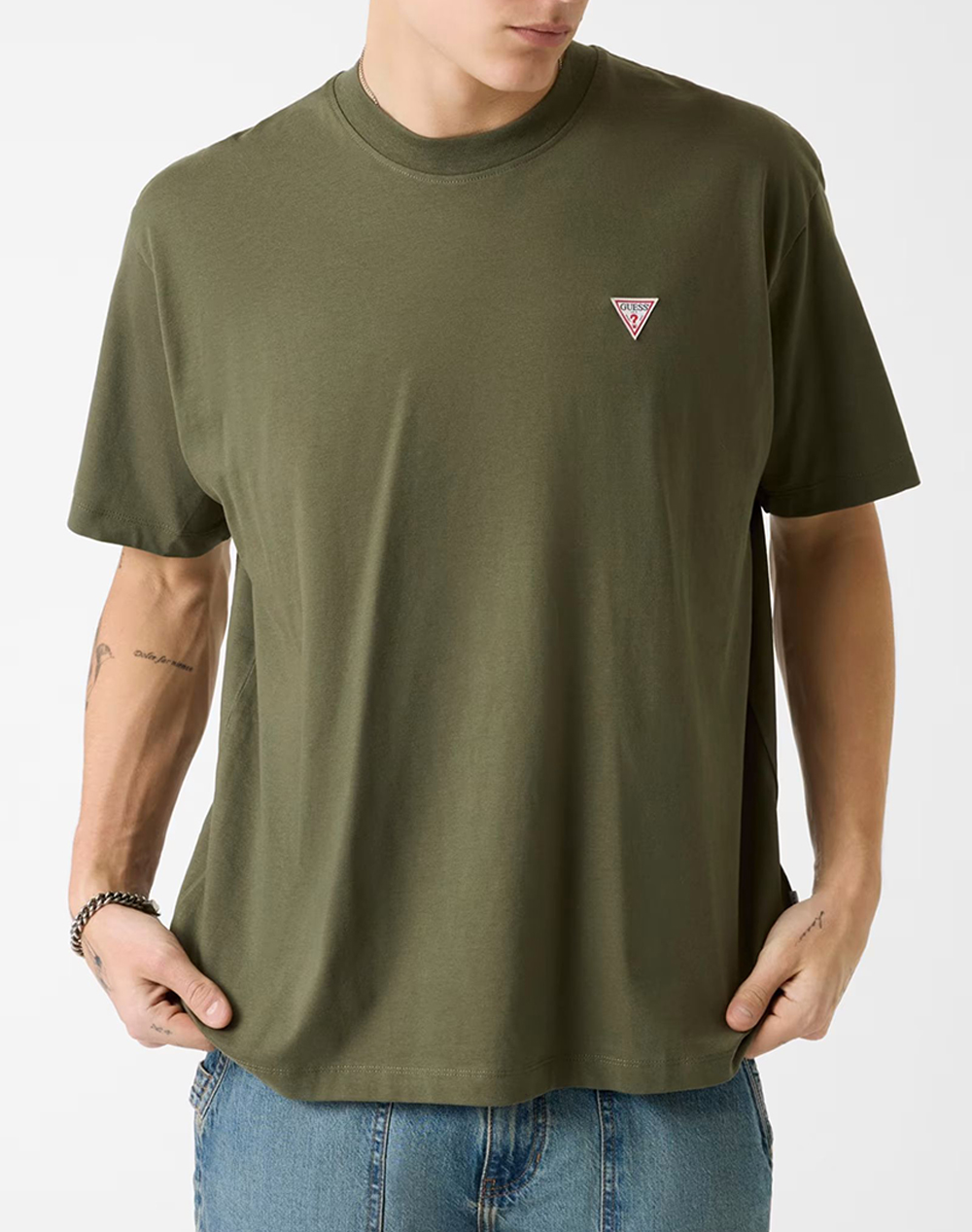 GUESS JEANS GJ SS CN OS MINI TRIANGLE TEE МЪЖКА БЛУЗА