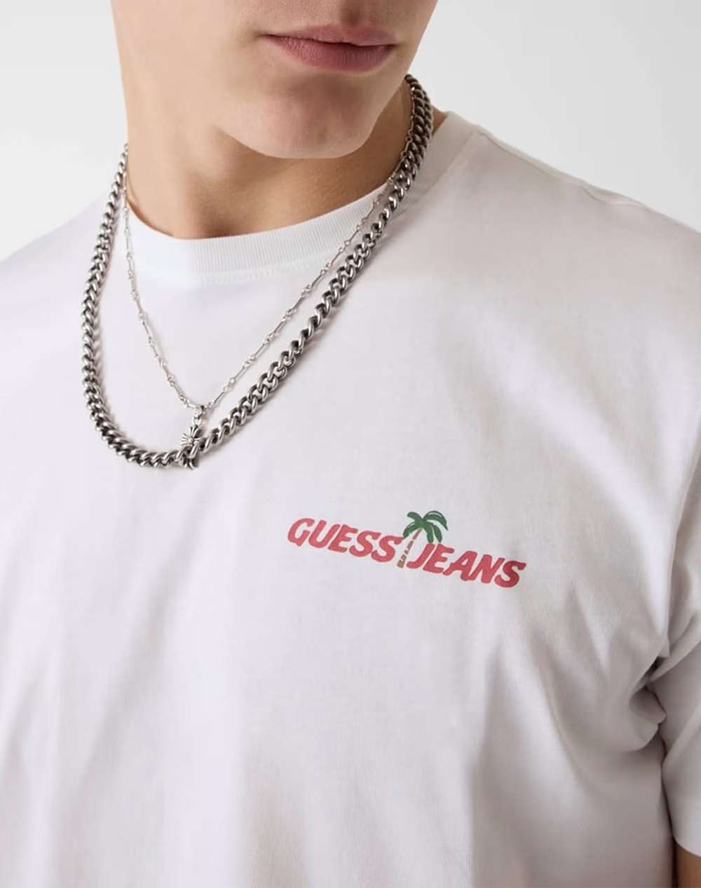 GUESS JEANS GJ SS CN REG WEST COAST HOTELMENS BLOUSE