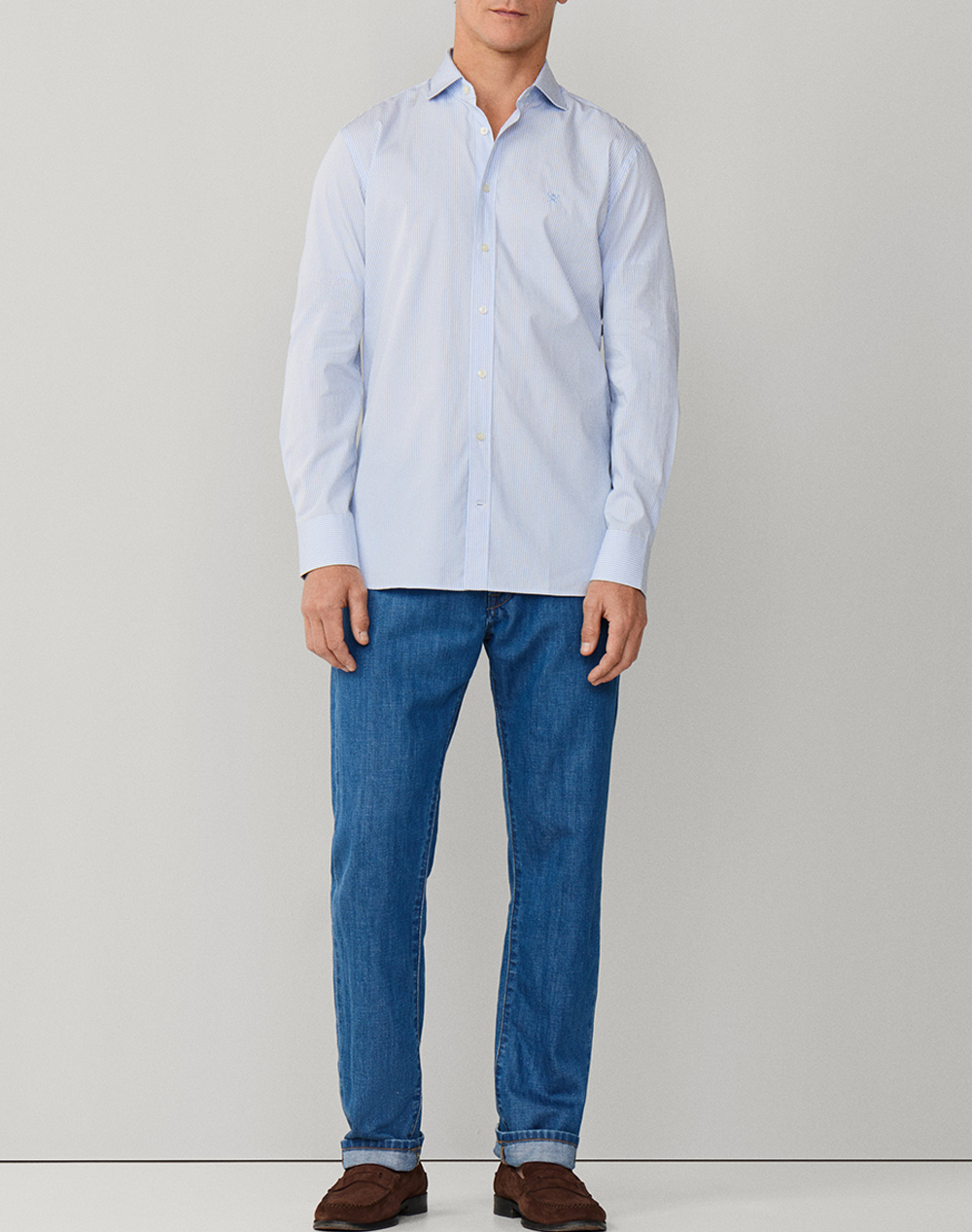 HACKETT ESSENTIALS CITY BENGAL STRIPE MENS SHIRT