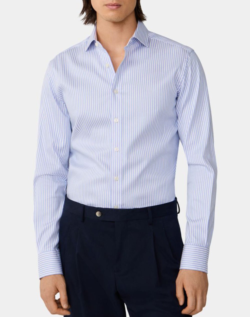 HACKETT DROP 2A DOUBLE FACE BENGAL STR SHIRT MENS