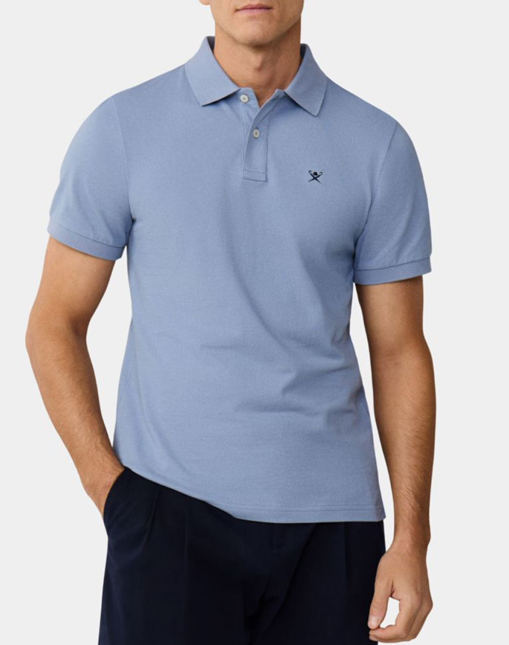 HACKETT ESSENTIALS SLIM FIT LOGO MENS BLOUSE