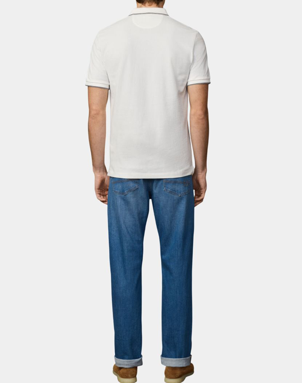 HACKETT HERITAGE H HERITAGE H TIPPED POLO MENS BLOUSE