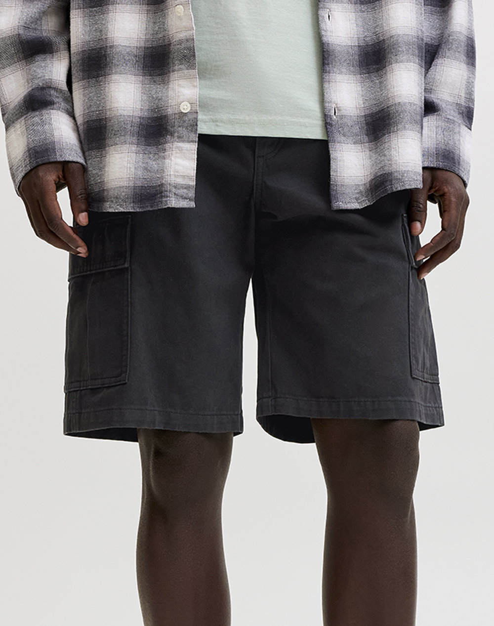 JACK&JONES * JPSTCOLE HUDSON BELTED CARGO SHORTS MID