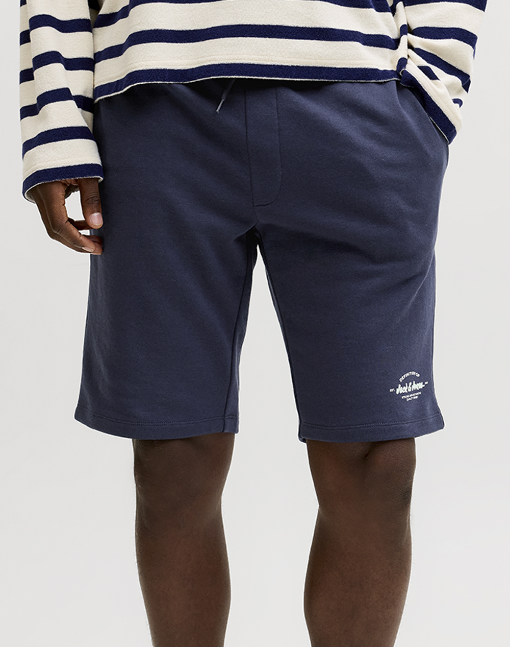 JACK&JONES JPSTGORDON BRANDON SWEAT SHORTS MID