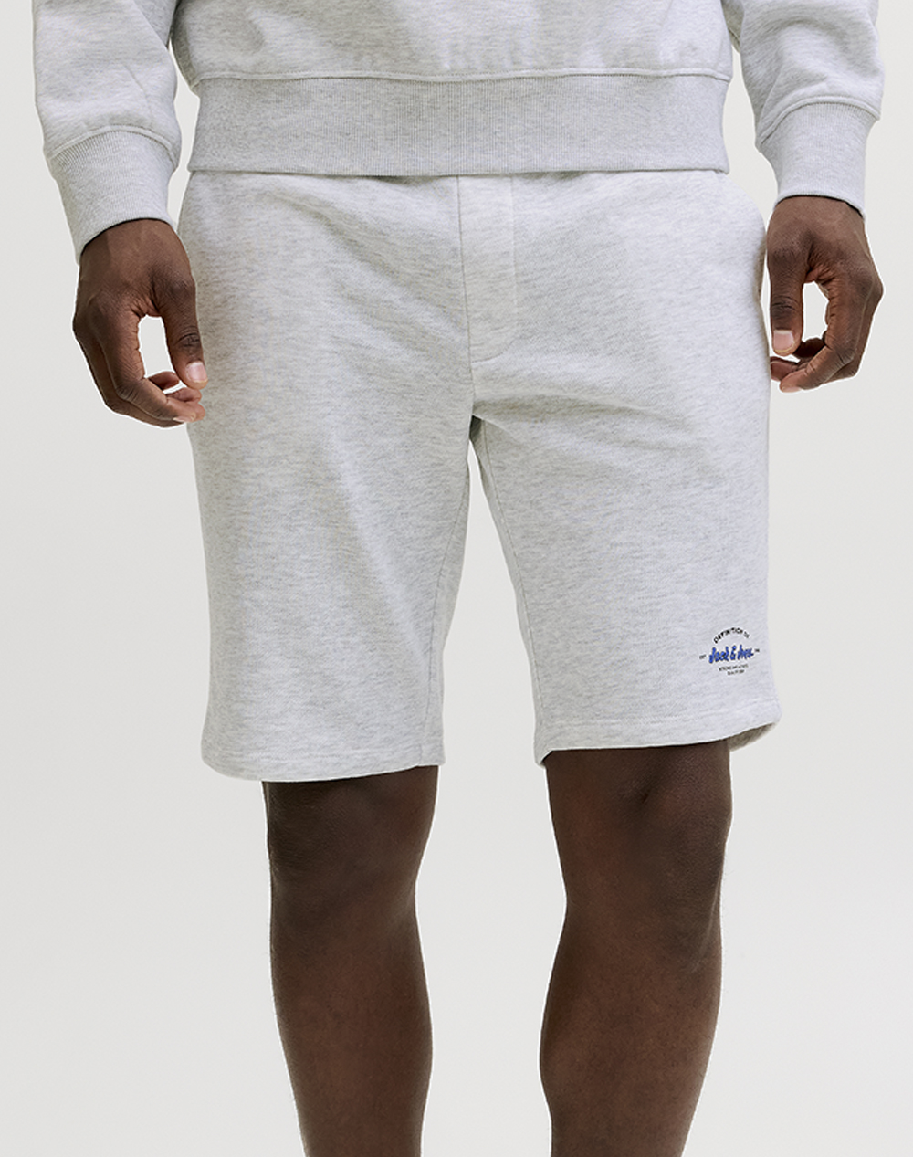 JACK&JONES JPSTGORDON BRANDON SWEAT SHORTS MID