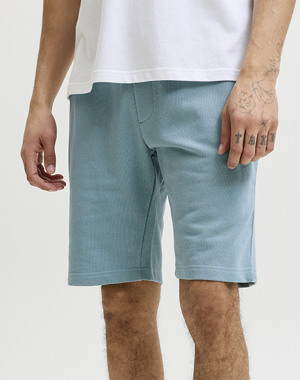 JACK&JONES JPSTGORDON COLLEGE SWEAT SHORTS MID