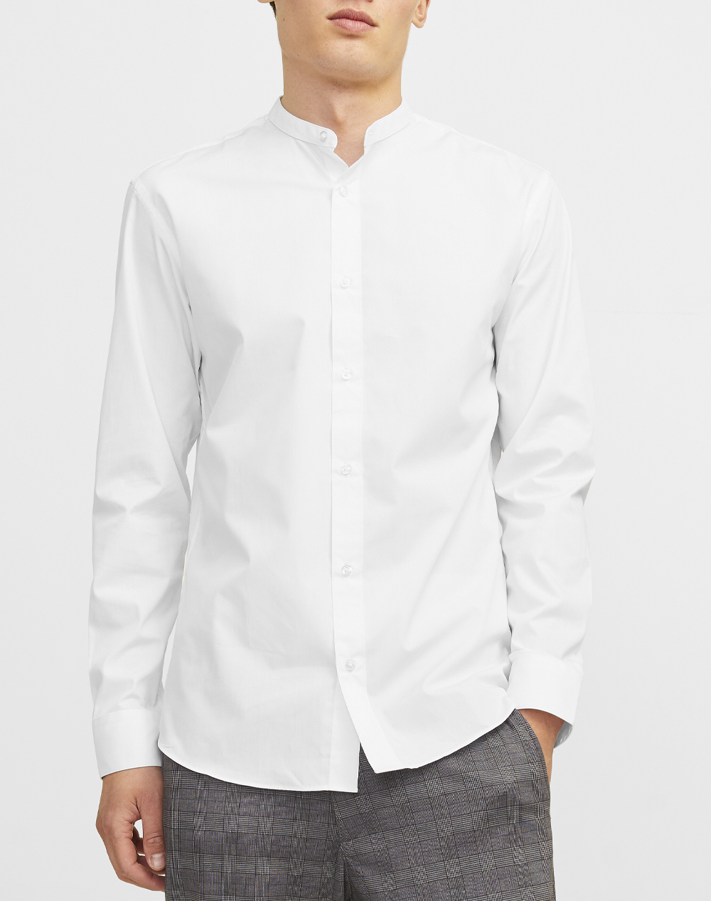 JACK&JONES JJJOE SHIRT LS PLAIN MAO