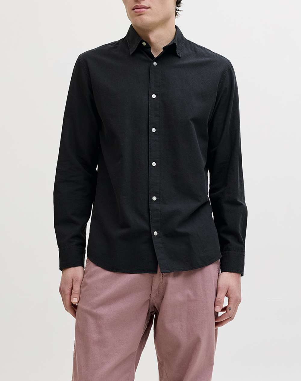 JACK&JONES JJEBREEZE LINEN BLEND SHIRT L/S SN